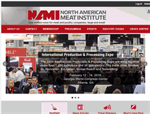 Tablet Screenshot of meatinstitute.org